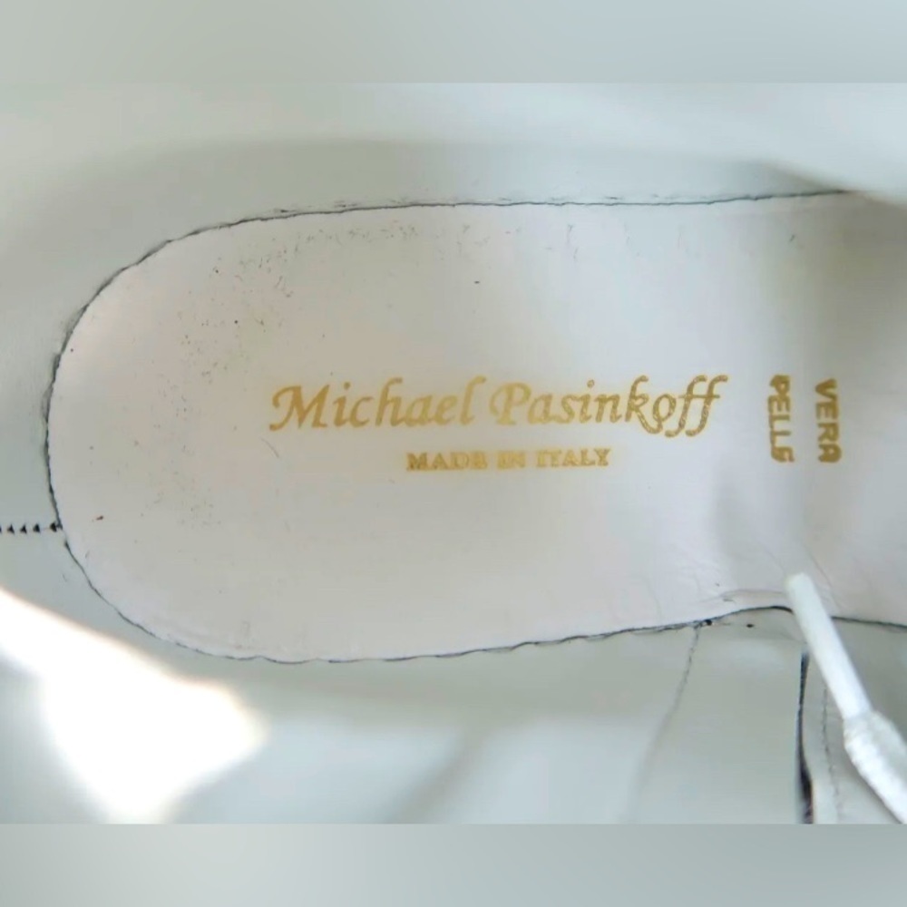 Michael Pasinkoff Black Suede Leather High Top Sneakers Women’s US 6 Euro 36 EUC - Picture 10 of 10